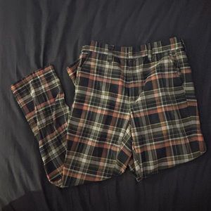 American Eagle plaid pants 4